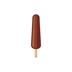 ice cream on stick icon illustration