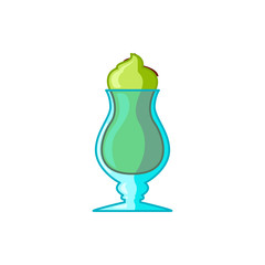 milkshake icon illustration
