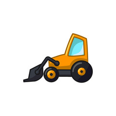 tractor icon illustration