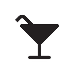 Cocktail icon illustration