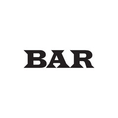 Bar icon illustration