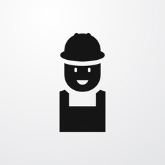 Obraz premium worker icon illustration