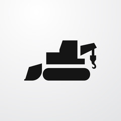 excavator icon illustration