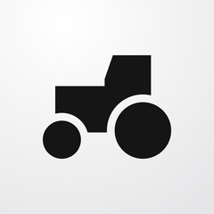 tractor icon illustration