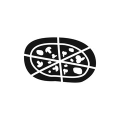 pizza icon illustration