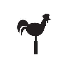 weather vane icon illustration