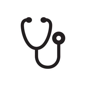 stethoscope icon illustration