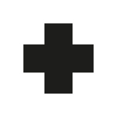 medical cross icon illustration