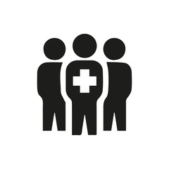 medical group icon illustration