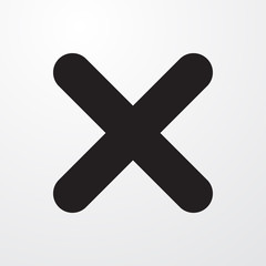 Obraz premium cancel icon illustration