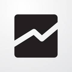 line chart icon illustration