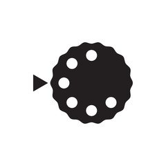 camera mode icon illustration