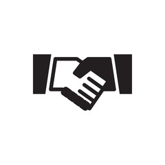 handshake icon illustration
