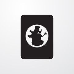 passport icon illustration