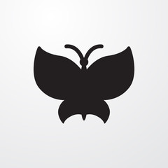 butterfly icon illustration