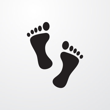 foot icon illustration