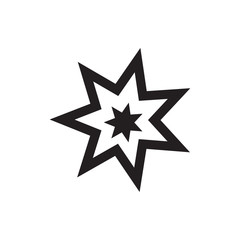 Fototapeta premium explosion icon illustration
