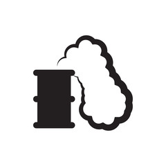 smoking can icon illustration
