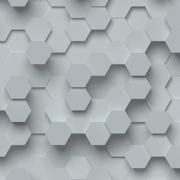 3d illustration of geometric pattern
