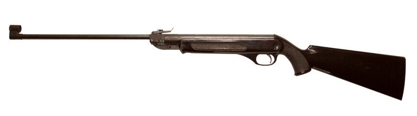 old air gun on a white background