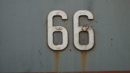 66 old iron road texture sign background symbol United States of America