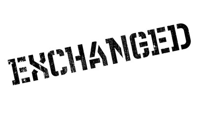 Exchanged rubber stamp