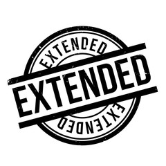 Extended rubber stamp