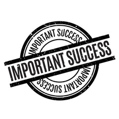 Important Success rubber stamp