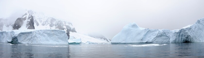 Landscape, Antarctic - obrazy, fototapety, plakaty