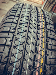 New car tire