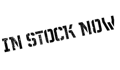 In Stock Now rubber stamp