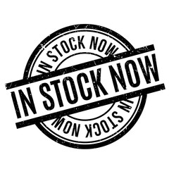 In Stock Now rubber stamp
