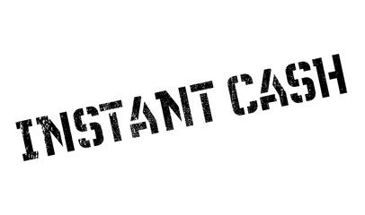 Instant Cash rubber stamp