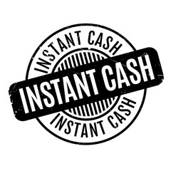 Instant Cash rubber stamp