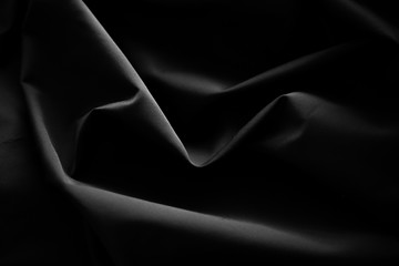 Black silk cloth