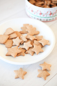 Gingerbread cookie stars
