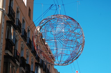 Adornos navideños en madrid