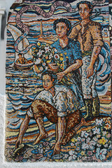 Obraz na płótnie Canvas Mosaica en Chipiona