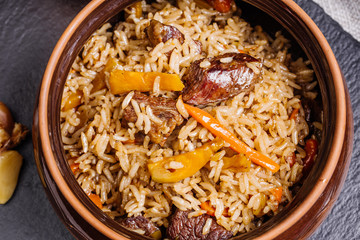 Pilaf - Rice with Meat and Vegetables