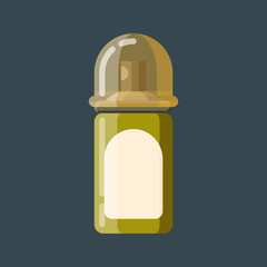 Bottle template blank package container vector