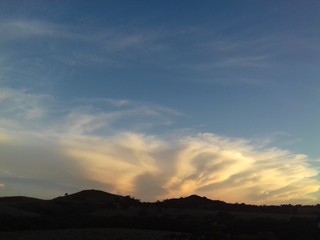 Céu e paisagem
