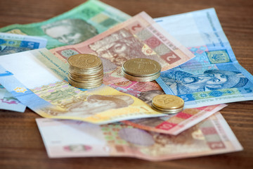 the Ukrainian currency hryvnia.