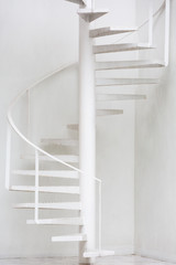 White winder stair