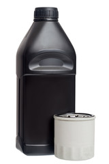 oil filter and canister.