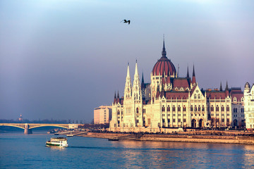 Fototapeta na wymiar Amazing view from Budapest.