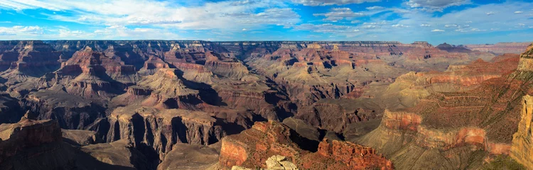 Crédence de cuisine en verre imprimé Canyon Panoramique du Grand Canyon, rive sud.