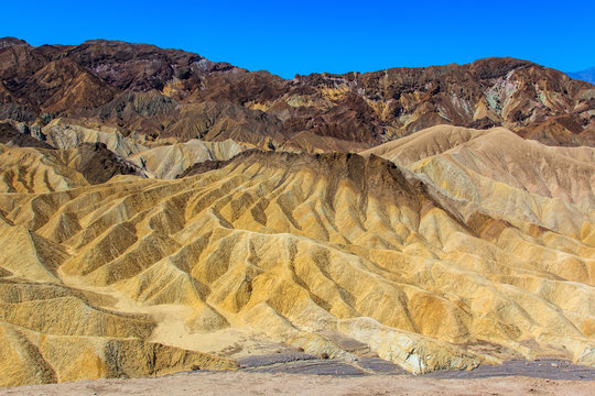 Detail geological in death valley.