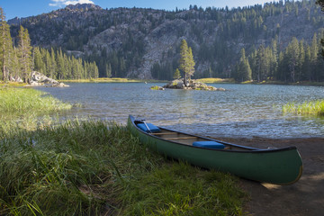 Canoe, Woods Lake, Sierra Nevadas