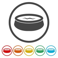 Swimming pool flat icon 