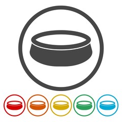 Swimming pool flat icon 